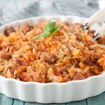 Patates Çanağında Etli Garnitür